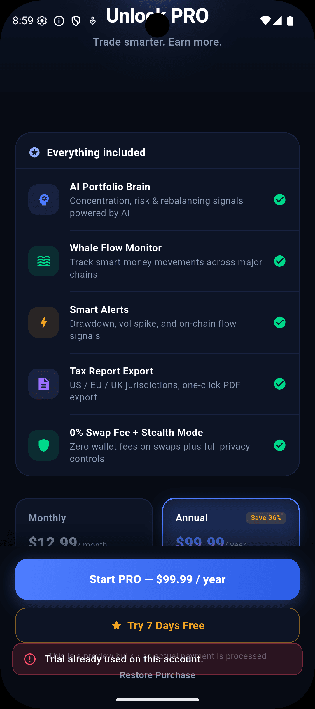 iOS wallet