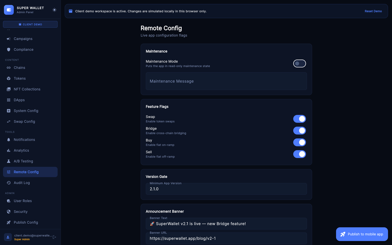 Remote Config